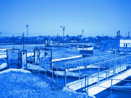 Wastewater treatment plant, Osh, Kyrgyzstan